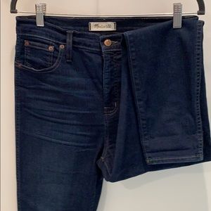 Madewell high rise 10 inch skinny jeans